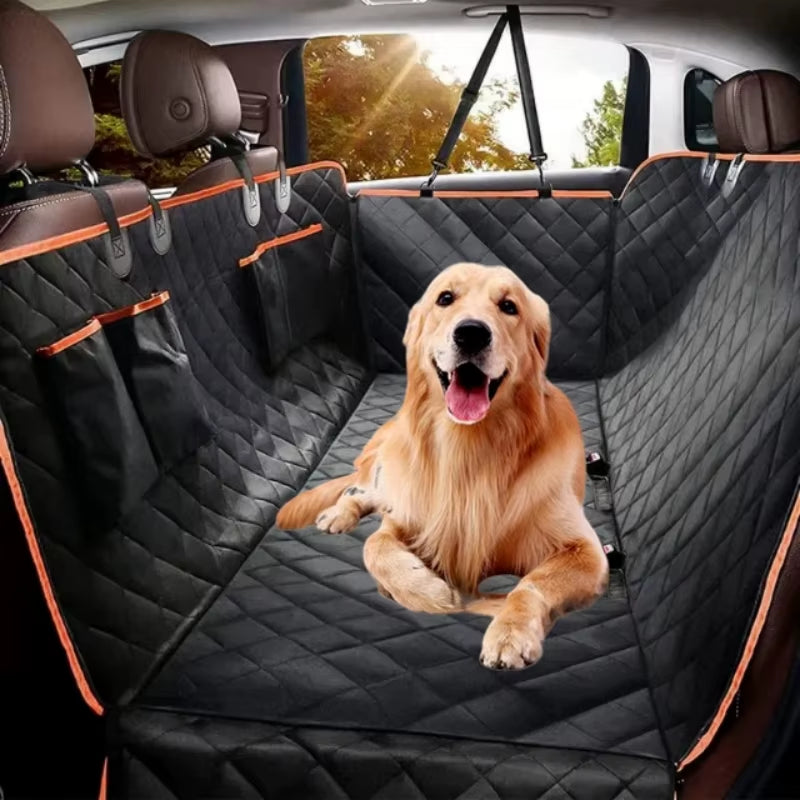 Dog Car Seat Cover for Back Seat Waterproof Pet Travel Dog Carrier Hammock Car Rear Back Seat Protector Mat Safety Carrier